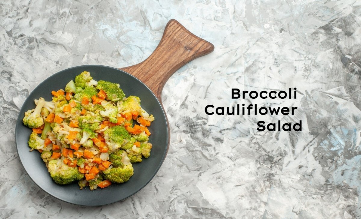 Broccoli Cauliflower Salad